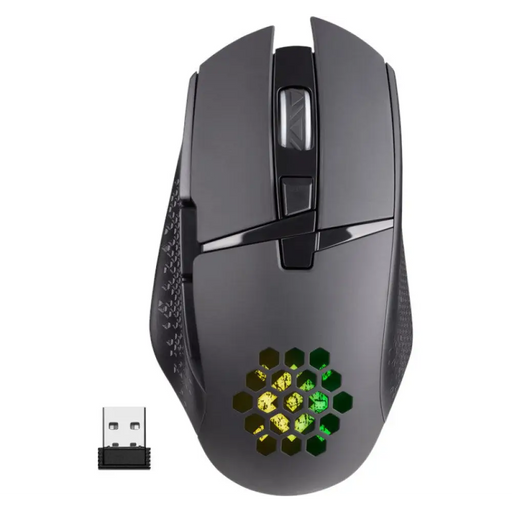 МИШКА DEFENDER GM-514 GLORY OPTIC RF RGB 3200dpi 7P ЧЕРНА