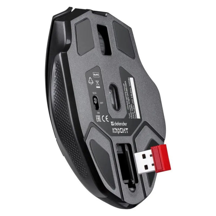 МИШКА DEFENDER GM-885 KNIGHT RF БЕЗЖИЧНА 3200dpi 8P ЧЕРНА