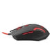 Мишка Esperanza EGM205R Черен Червен 2400 dpi