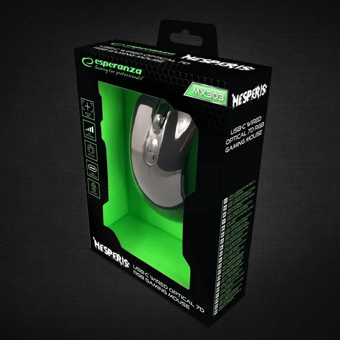 Мишка Esperanza EGM303 дясна USB Type-C оптична 2400 DPI
