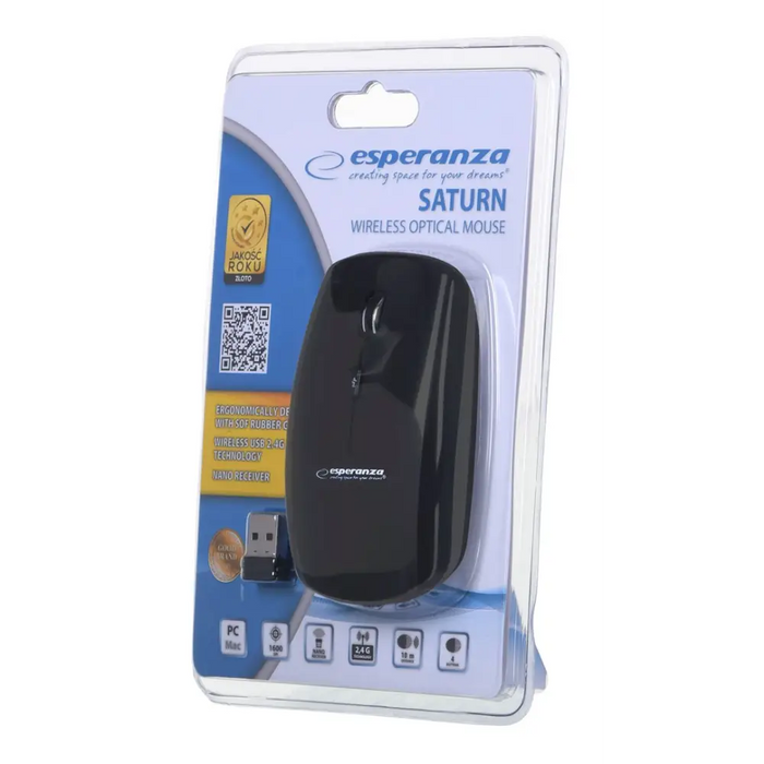 Мишка Esperanza EM120K RF безжична оптична 1600 DPI