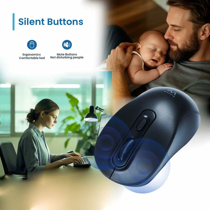 Мишка Ewent EW3218 Черен 1600 dpi