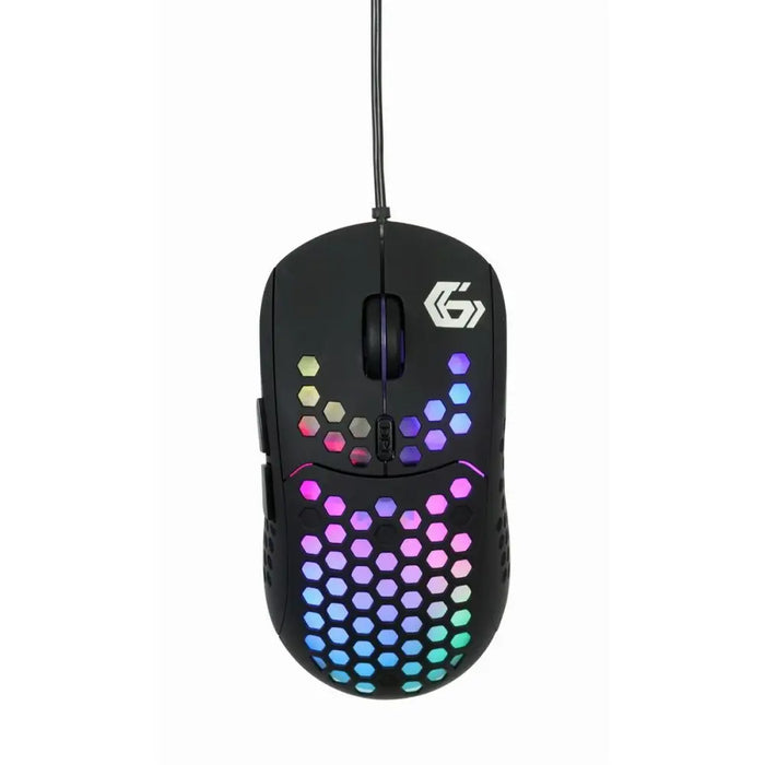 Мишка GEMBIRD MUSG-RAGNAR-RX400 Черен Многоцветен 10000 dpi