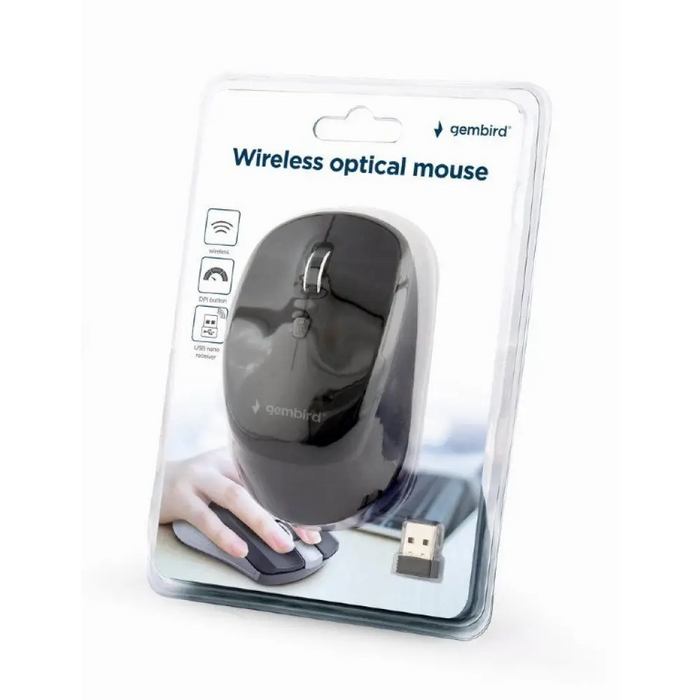 Мишка Gembird MUSW-4B-05 RF безжична оптична 1600 DPI