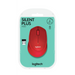 Мишка Logitech M330 Silent Plus Red
