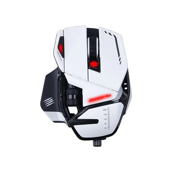Мишка Mad Catz MR04DCINWH000 Бял Многоцветен Монохромов