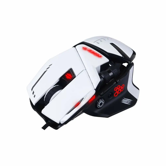 Мишка Mad Catz MR04DCINWH000 Бял Многоцветен Монохромов