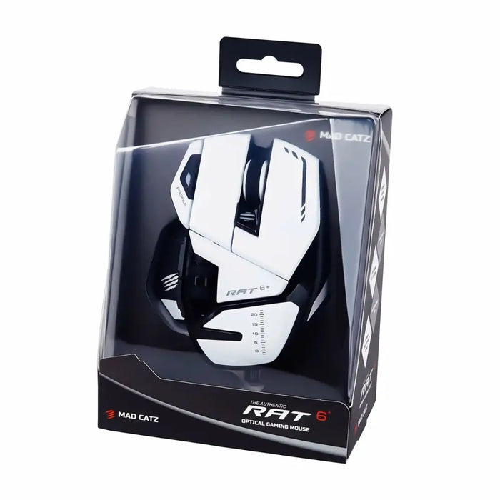 Мишка Mad Catz MR04DCINWH000 Бял Многоцветен Монохромов