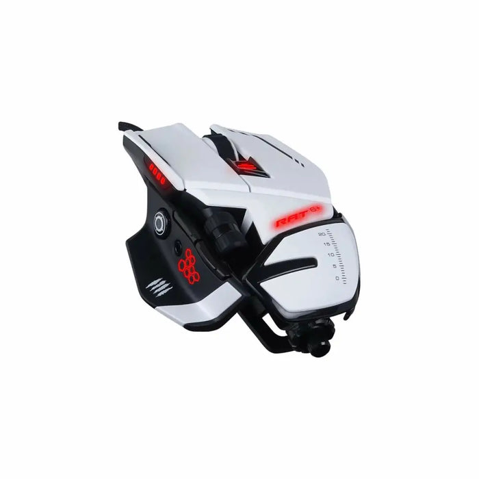 Мишка Mad Catz MR04DCINWH000 Бял Многоцветен Монохромов