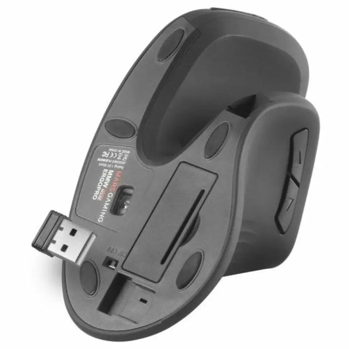 Мишка Mars Gaming MMWERGOPRO Черен