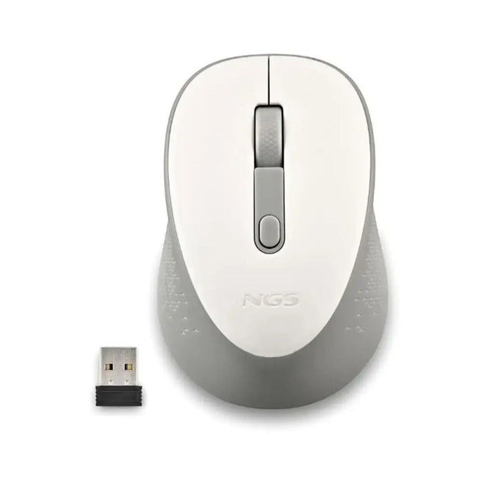 Мишка NGS DEWWHITE Бял 1600 dpi (1 броя)