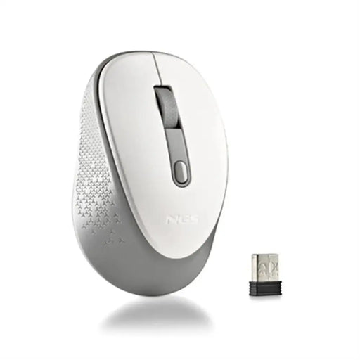 Мишка NGS DEWWHITE Бял 1600 dpi (1 броя)