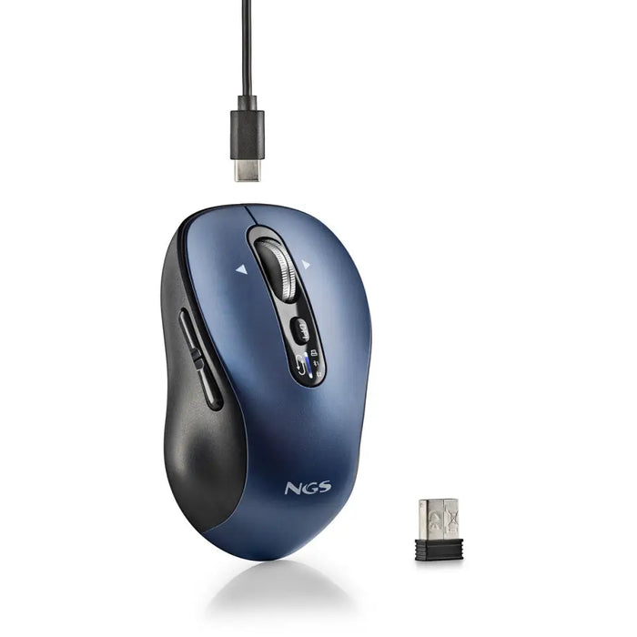 Мишка NGS INFINITY-RB Син 3200 DPI