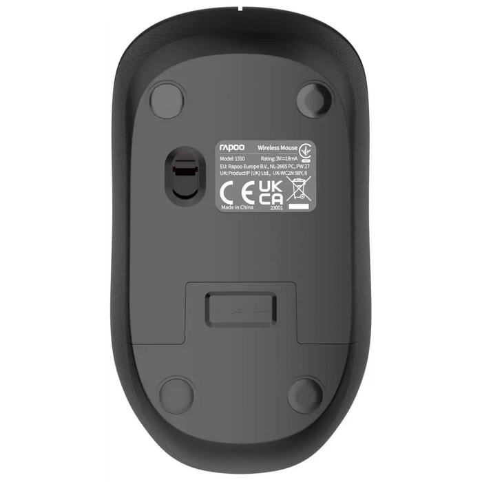 Мишка RAPOO 1310 Black 12365