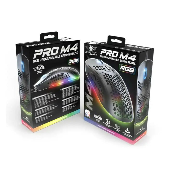 Мишка Spirit of Gamer Ratón Pro M4 Черен