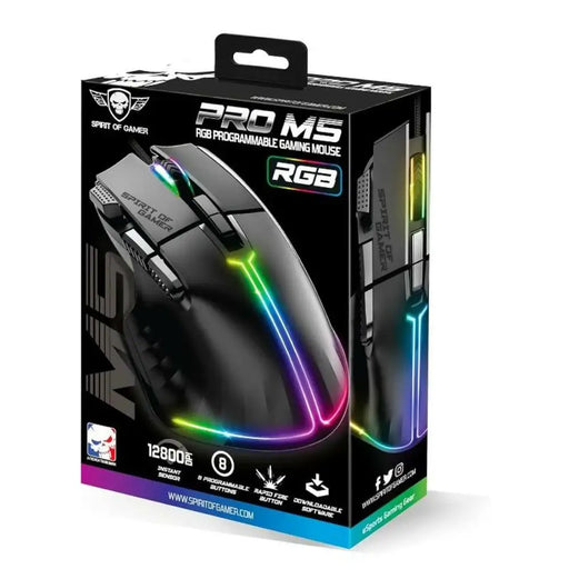 Мишка Spirit of Gamer Souris Pro M5 Черен