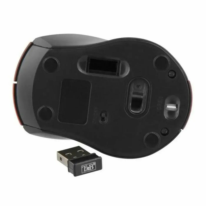 Мишка T’NB MM240RD Черен Червен Черен/Червен 1000 dpi