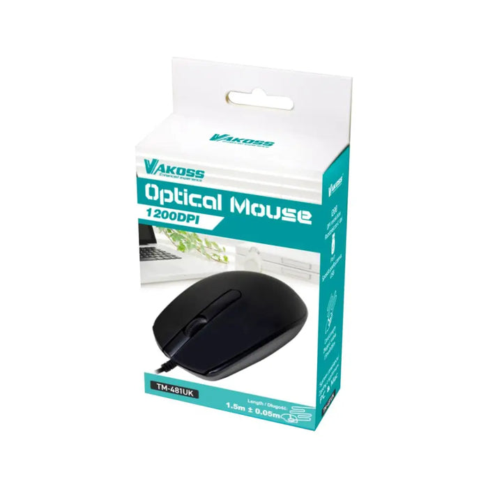 Мишка Vakoss TM-481UK USB Type-A Optical 1200 DPI