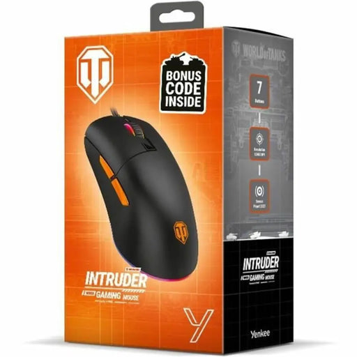 Мишка Yenkee INTRUDER YMS WT200 Черен