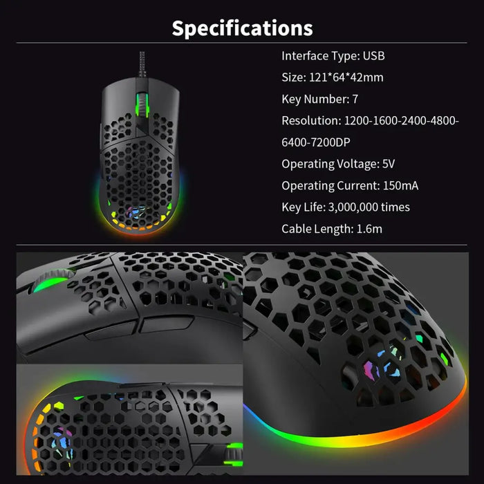 Мишка за игра Havit MS1036 Черен