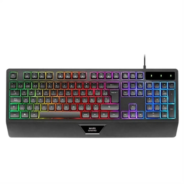 Мишка за игра Mars Gaming MK124ES Черен Испанска Qwerty
