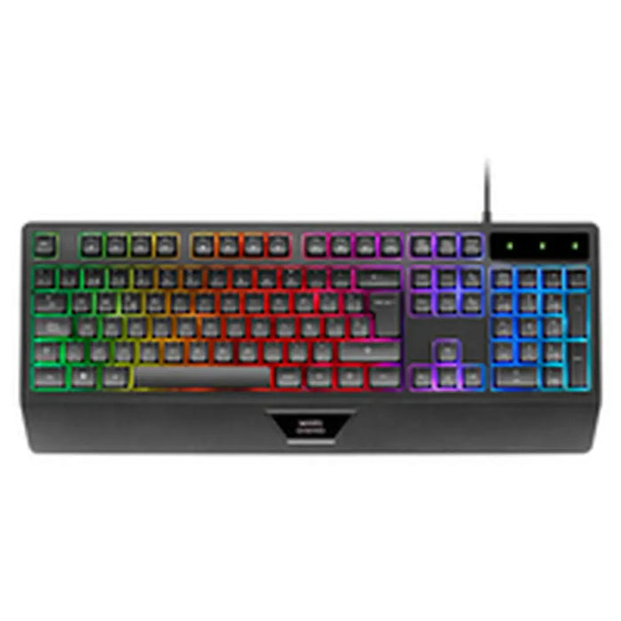 Мишка за игра Mars Gaming MK124ES Черен Испанска Qwerty