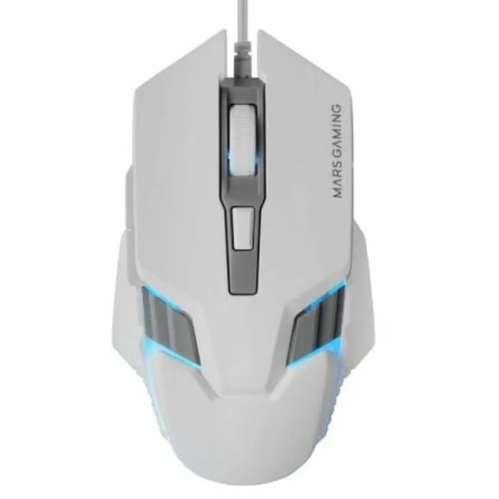 Мишка за игра Mars Gaming MM024 WH Бял