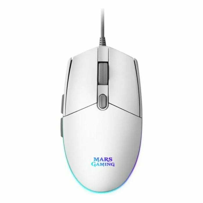 Мишка за игра Mars Gaming MMGW Blanco