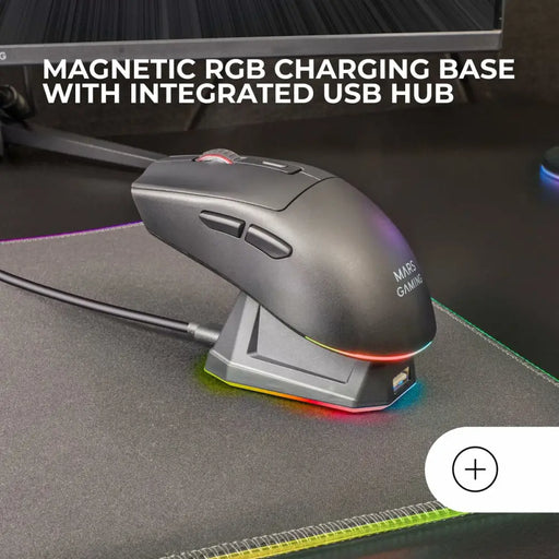 Мишка за игра Mars Gaming MMT3 Черен