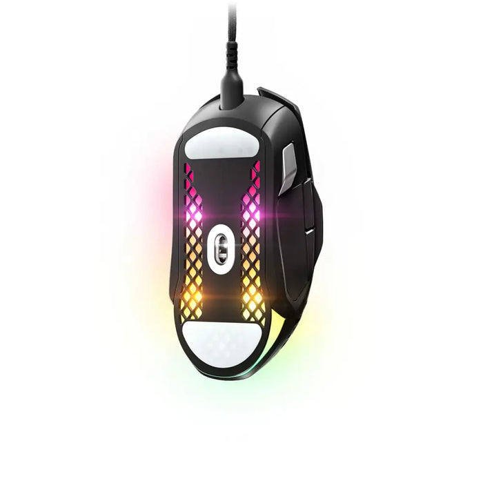 Мишка за игра SteelSeries Aerox 5 Игри Черен С кабел LED