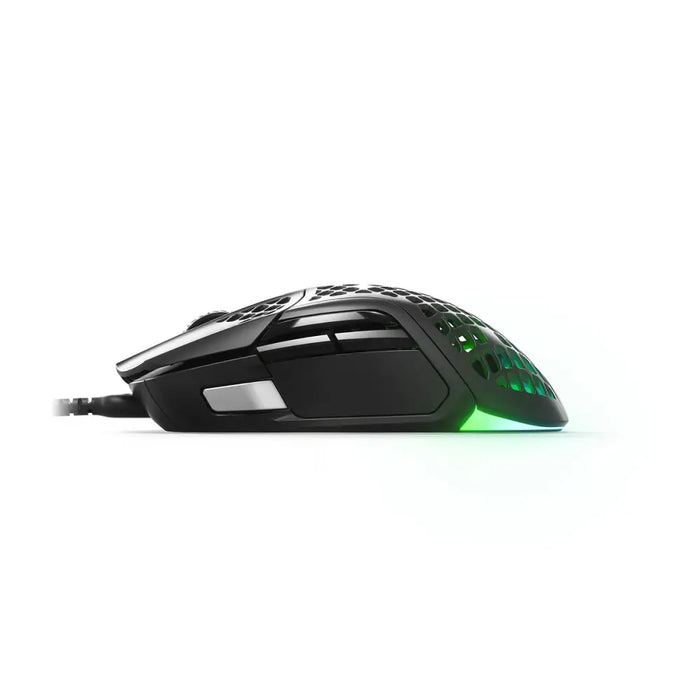 Мишка за игра SteelSeries Aerox 5 Игри Черен С кабел LED