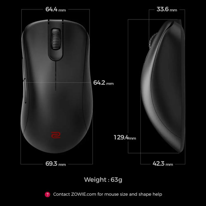 Мишка Zowie 9H.N4TBE.A2E Черен 3200 DPI