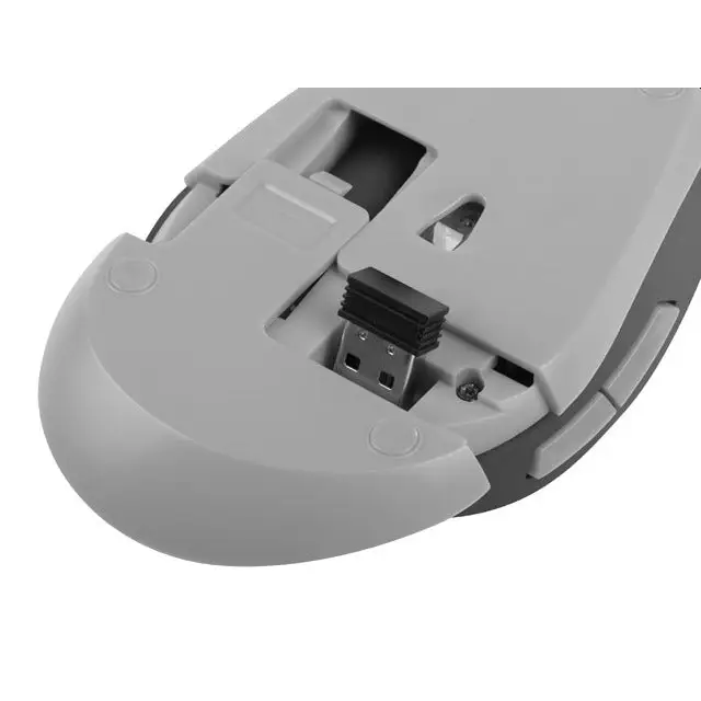 Мишка Natec wireless mouse Siskin silent 2400dpi black-gray