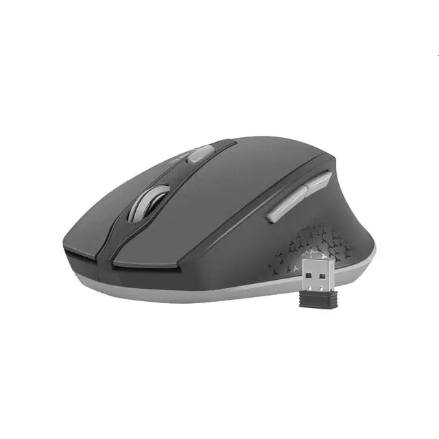 Мишка Natec wireless mouse Siskin silent 2400dpi black-gray