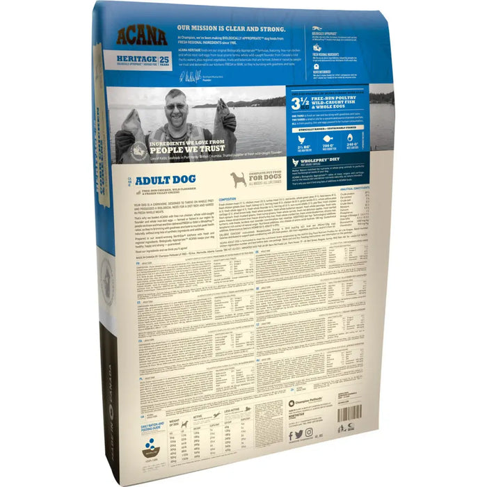 Мисля Acana Dog TF Heritage Adult Възрастен Пиле Турция