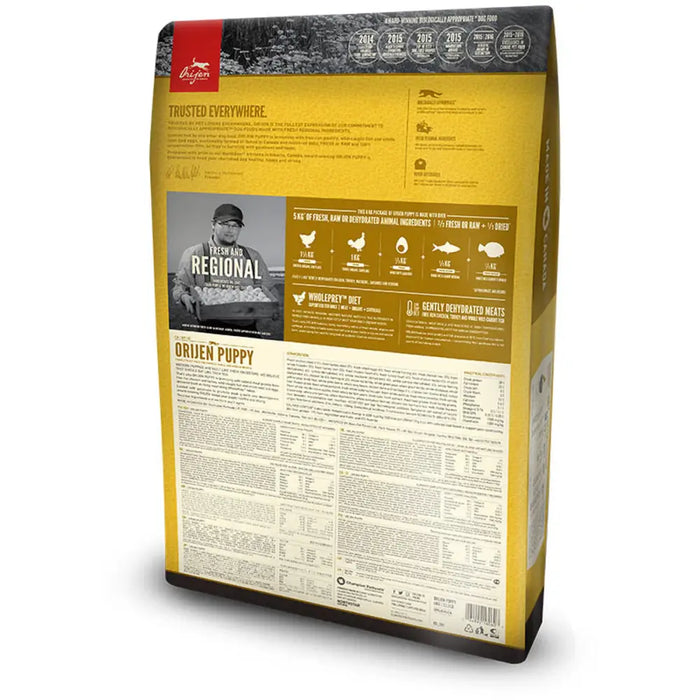 Мисля Orijen Кученце/Младши Пиле Турция Риба 6 Kg