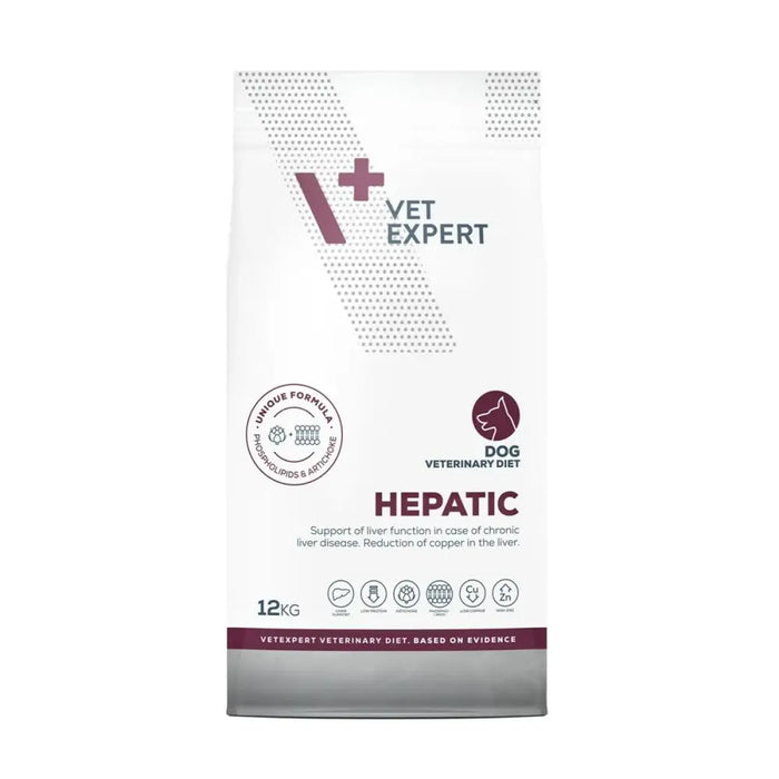 Мисля VETEXPERT Hepatic Dog Месо 12 kg