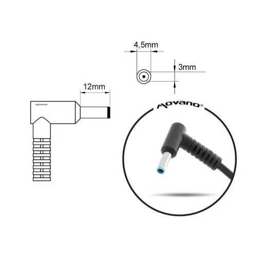 Mitsu зарядно / захранване ZM/HP195231 19.5v 2.31a (4.5x3.0