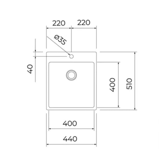 Мивка TEKA ForLine RS15 40.40 - 115000081