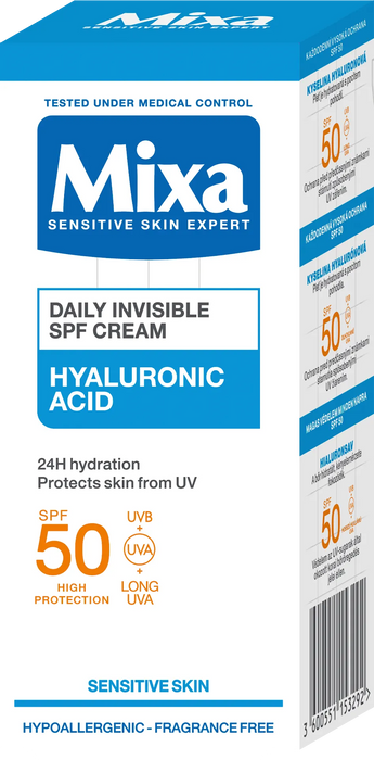 Дневен крем Invisible, SPF50, 50 ml