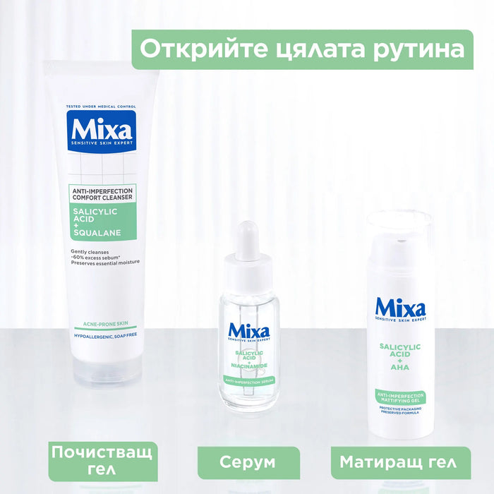 Флуид против несъвършенства Anti-Imperfection Mattifying със салицилова киселина и AHA, 50 ml