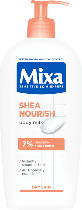 Мляко за тяло за суха кожа Shea Nourish, 400 ml