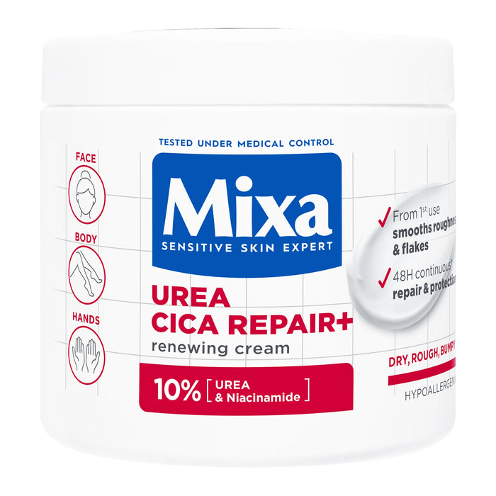Регенериращ крем за тяло за много суха кожа Urea Cica Repair+, 400 ml