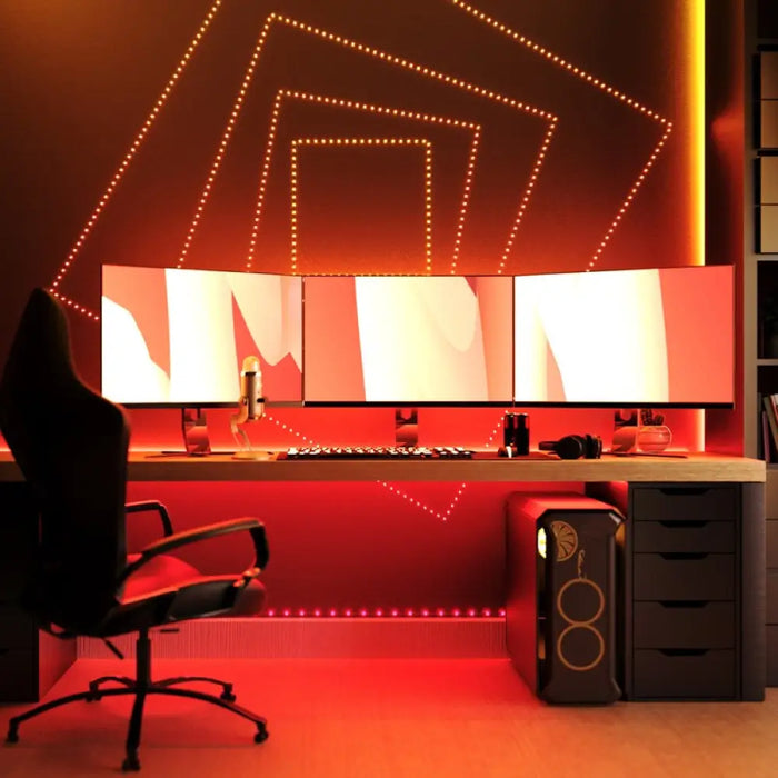 Многоцветен гирлянд с блестящи точки G