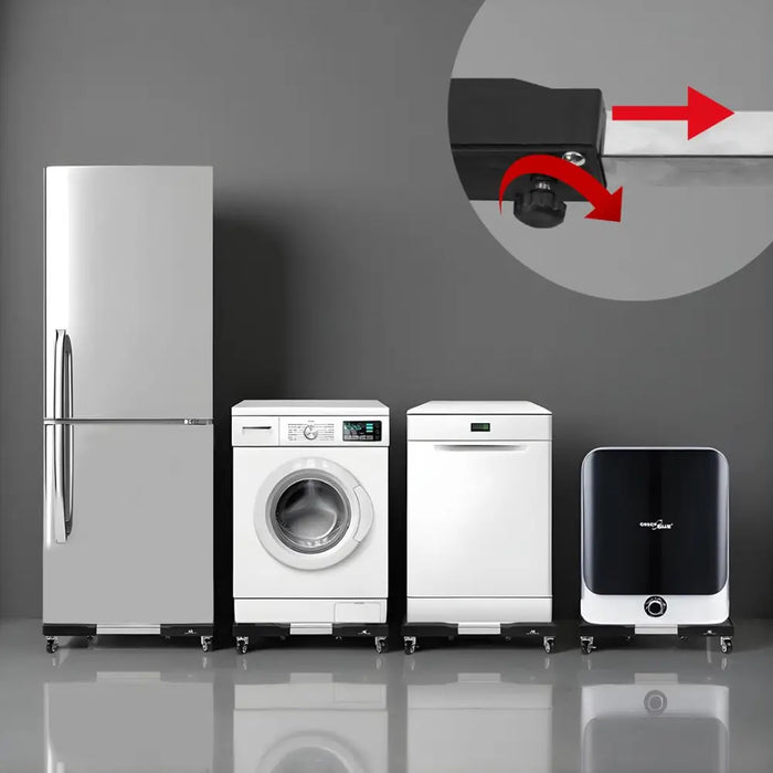 Мобилна стойка за пералня Maclean заключване на колелца