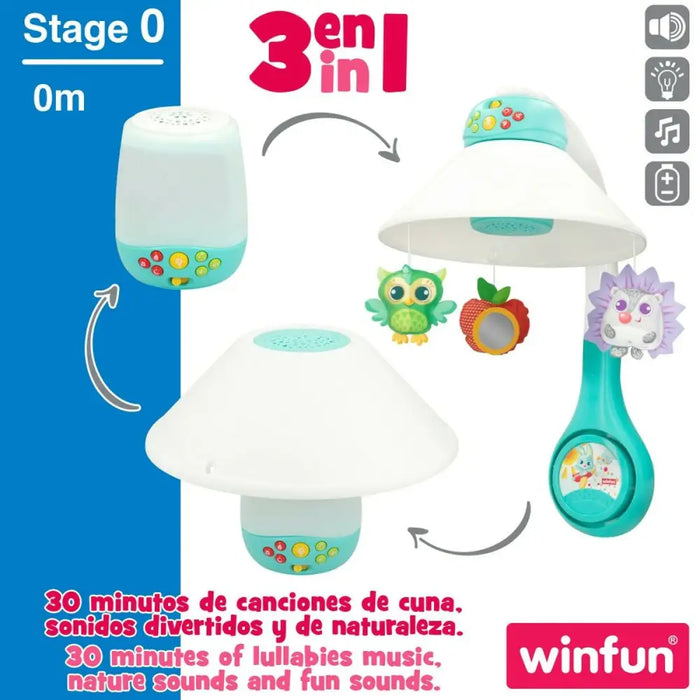Мобилен Прожектор Winfun Пластмаса 46 x 49 x 30 cm (2 броя)