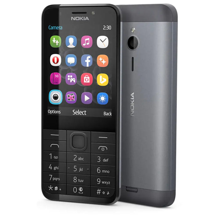Мобилен телефон GSM NOKIA 230 2025 DUAL BLACK 2.80 ’ ЗАДНА