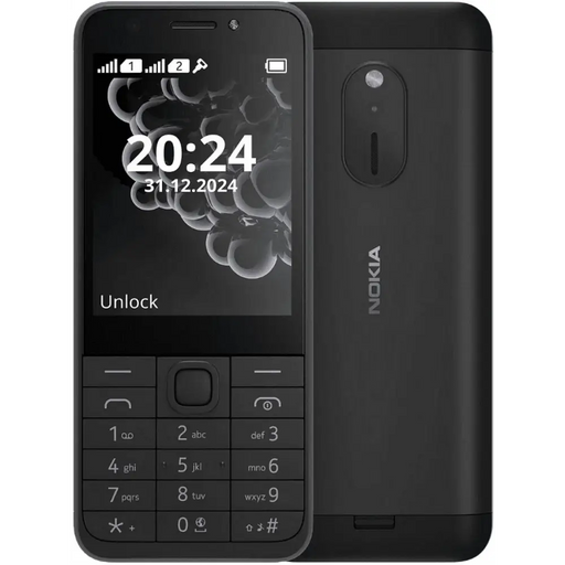 Мобилен телефон Nokia 230 Dual Sim 2025 Black