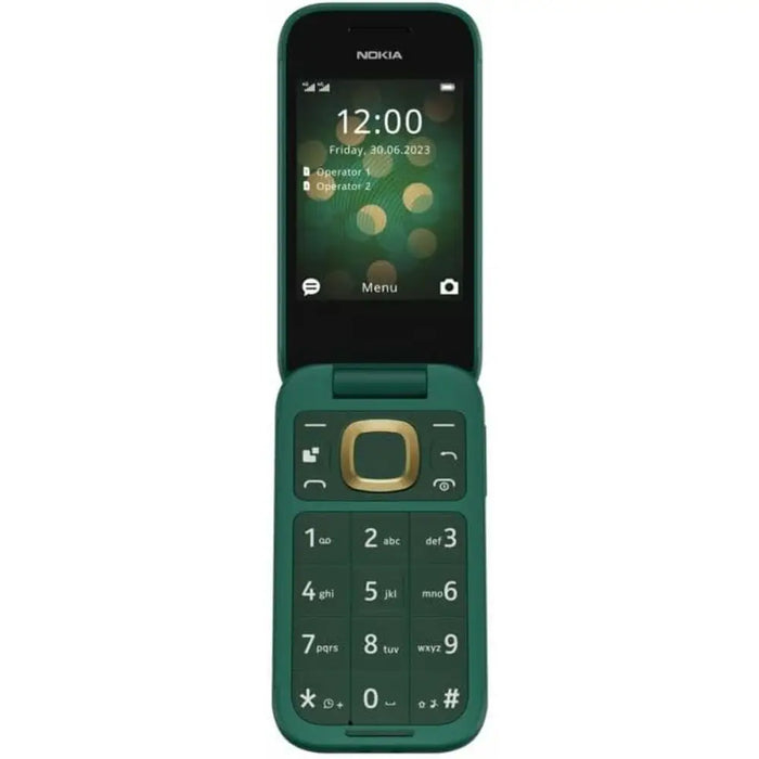 Мобилен телефон Nokia 2660 FLIP Зелен 2,8’’ 128 MB