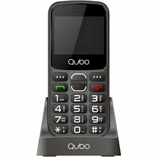 Мобилен телефон за по-възрастни хора Qubo X-230BKC 4G Черен